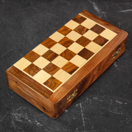 Verma Folding Chess Set with Storage - Travel