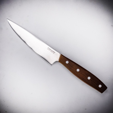 Fiskars Norr 4.7&quot; Paring Knife with Wooden Handle