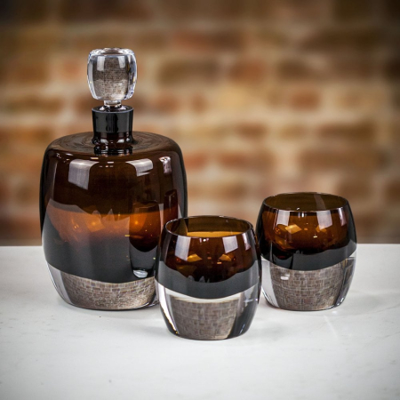 LSA International Whisky Club Decanter and Glasses Set