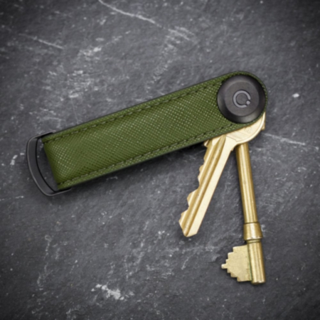 Orbitkey Saffiano Leather Keyring