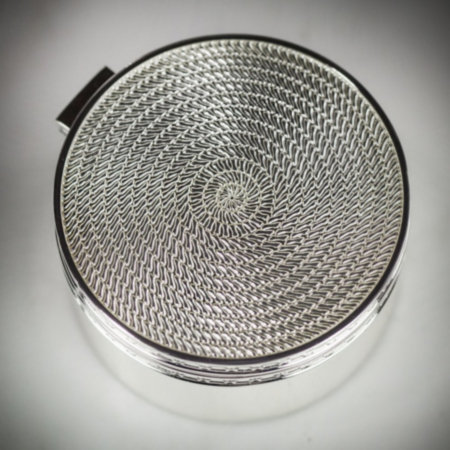 Wedgwood Vera Wang Silver Plated Trinket Box