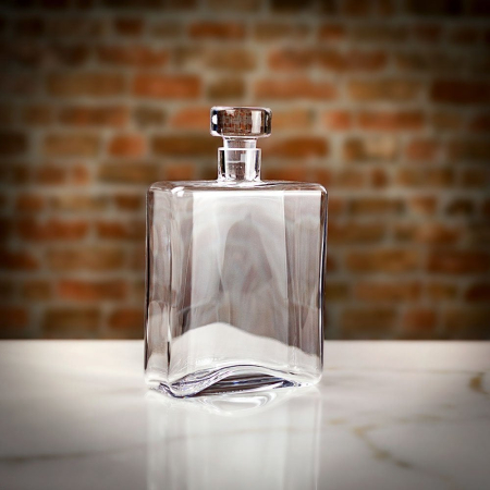 LSA International Cask Whisky Oblong Decanter 1L Clear