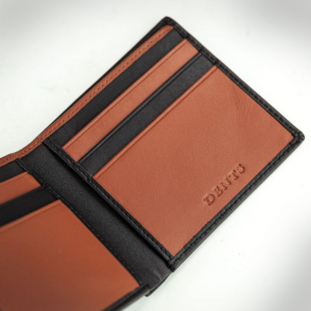Dents Medway Wallet - Black/Tan
