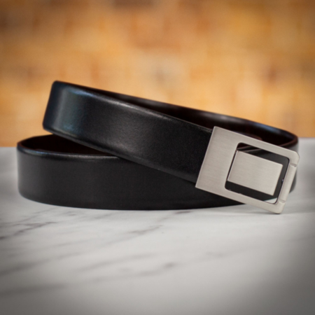 Ibex Reversible Leather Belt Black/Dark Brown