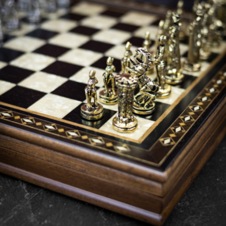 Helena Hero Chess Set 14&quot; - Black - Small