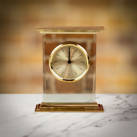 London Clock Company Gold Finish Mantel Clock