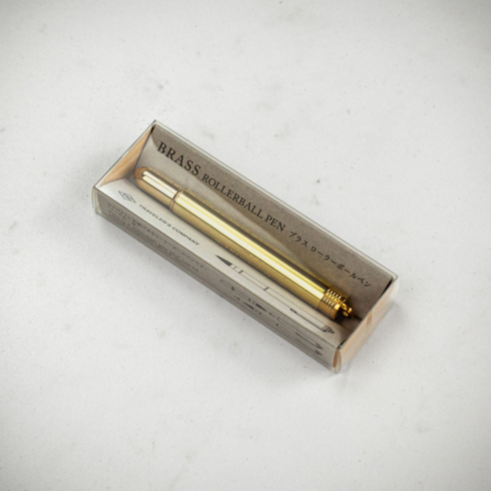 Traveler&#039;s Company Brass Rollerball Pen - Solid Brass