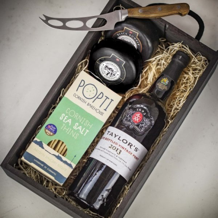 Taylor&#039;s Vintage Port and Cheese Personalised Hamper