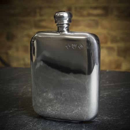 Pinder Brothers Pewter Victorian Flask - 6oz