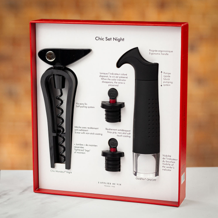 L&#039;Atelier du Vin Chic Corkscrew Set -  Night