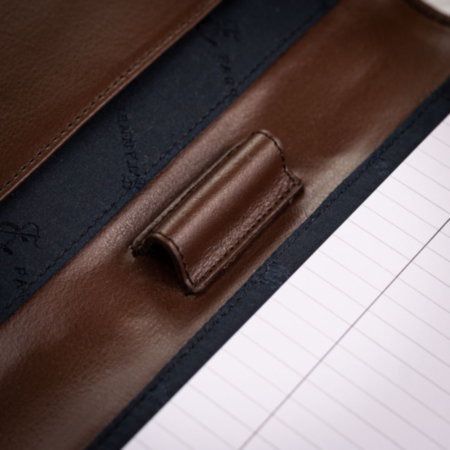 Farrar &amp; Tanner Premium Nappa Leather A4 Conference Pad Folder