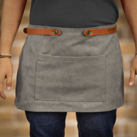 Crafted Washed Canvas Waist Apron 
