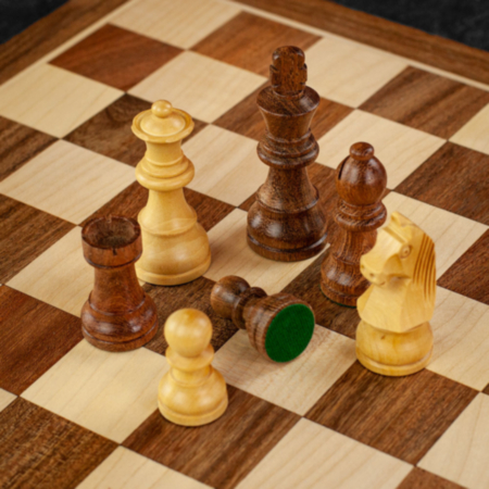 Verma Wooden Folding Chess Set