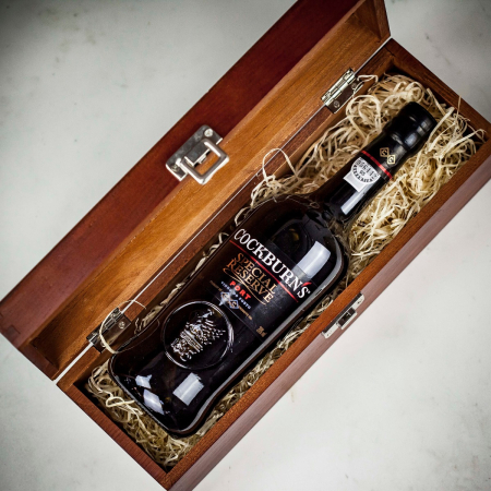 Cockburns Special Reserve Port in Personalised Premium Wood Gift Box