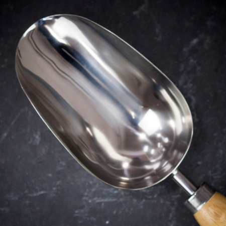 Burgon &amp; Ball RHS Stainless Steel Compost Scoop