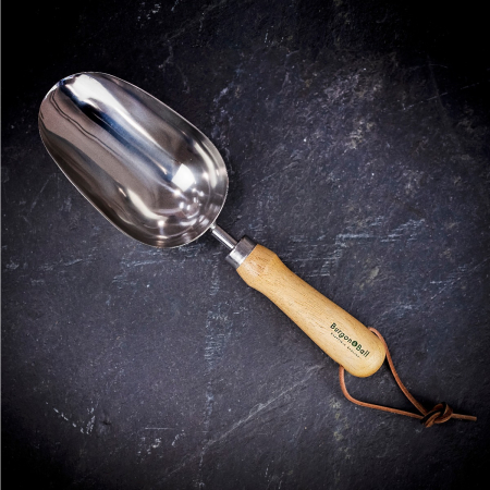 Burgon &amp; Ball RHS Stainless Steel Compost Scoop