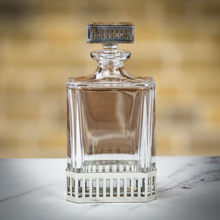 English Pewter Co Monaco Rectangular Decanter 650ml