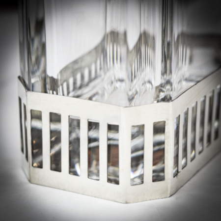 English Pewter Co Monaco Rectangular Decanter 650ml