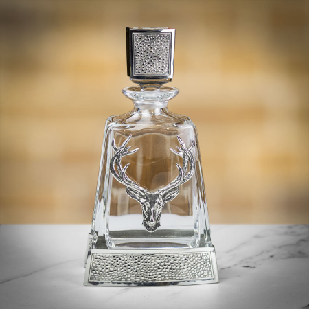 English Pewter Co Regal Stag Medium Decanter 600ml