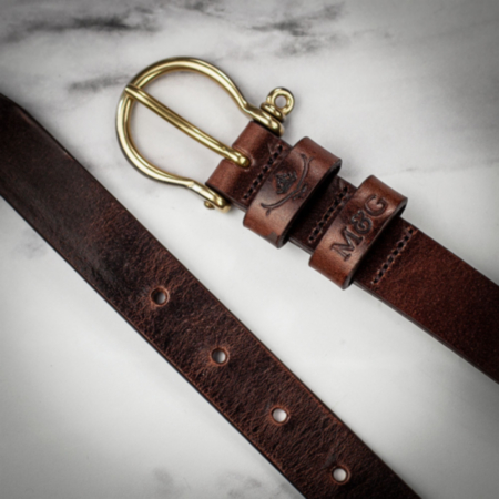 Mackenzie and George Belton Ladies Belt - Chocolate