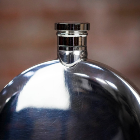 English Pewter Co Pewter Ellipse Flask - 5.5oz