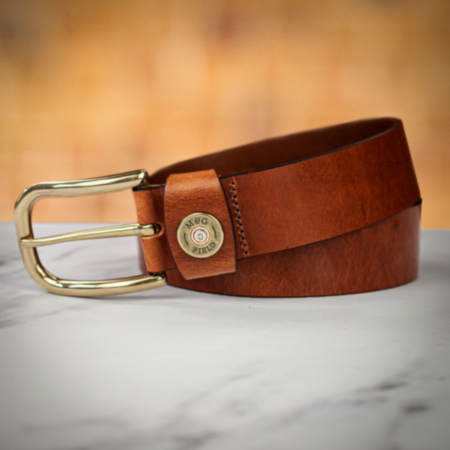 Mackenzie and George Wycombe Unisex Belt Chestnut