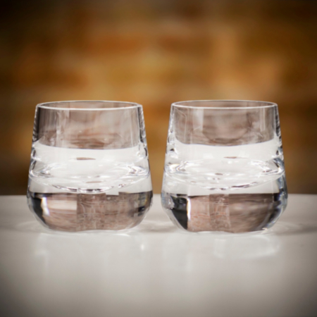 LSA International Heavyweight Cut Glass Whisky Set