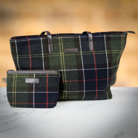 Barbour Tartan Tote Bag