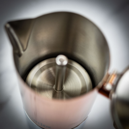 La Cafetiere Espresso Maker 600ML - Stainless Steel/Copper