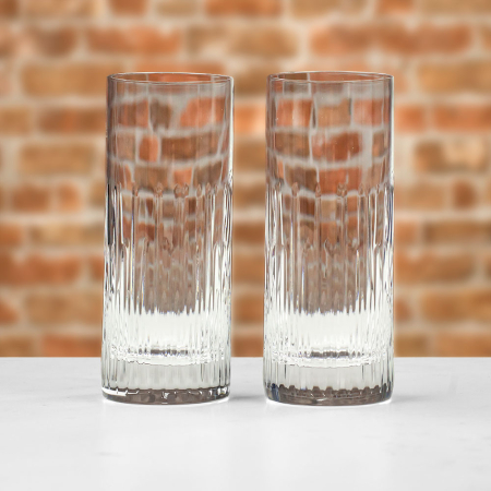 Dartington Limelight Mitre Highball Pair