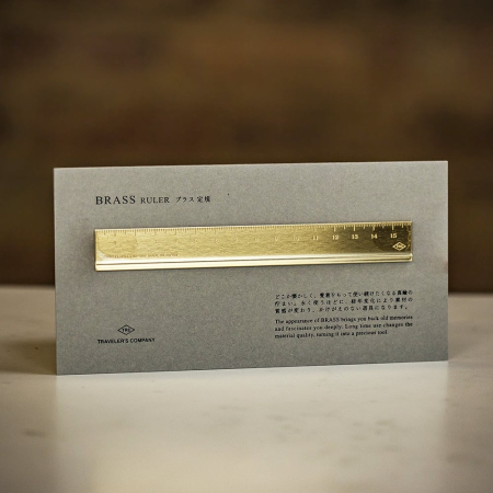 Traveler&#039;s Company Brass Ruler