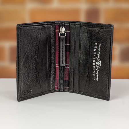 Barbour Colwell RFID Protection Bifold Wallet – Black / Small