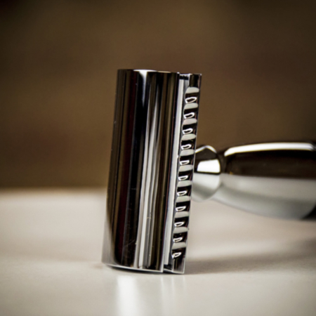 Edwin Jagger Double Edge Razor - Ebony/Chrome Plated