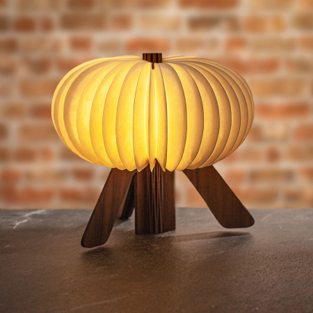 Gingko Design The R Space Lamp - Walnut