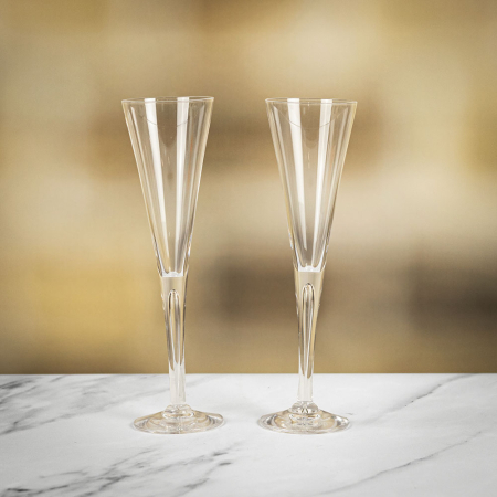Dartington Sharon Champagne Flute Pair