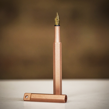 Ystudio Travel Fountain Pen - Copper