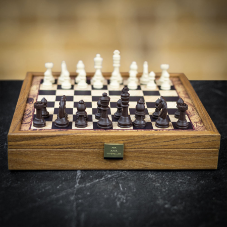 Manopoulos 2 in 1 Chess &amp; Backgammon Set - Travel