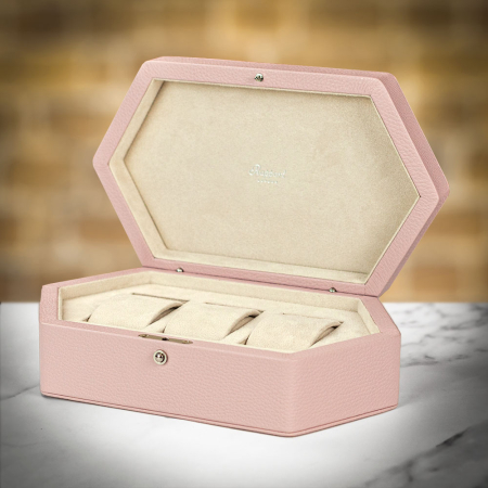 Rapport London Portobello Watch Box - Pink