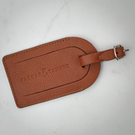 Farrar &amp; Tanner Premium Leather Luggage Tag