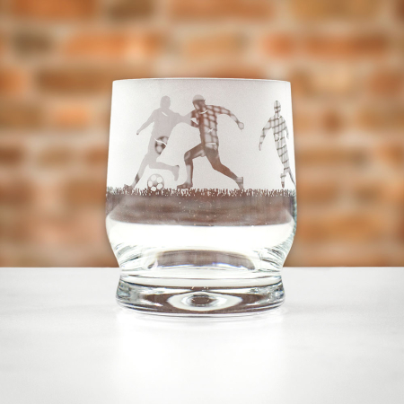 Dartington Aspect Glass Tumbler - Football