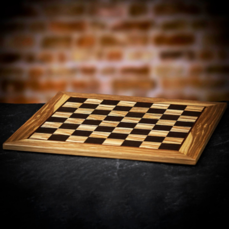 Manopoulos Olive &amp; Wenge Chess Board - Medium