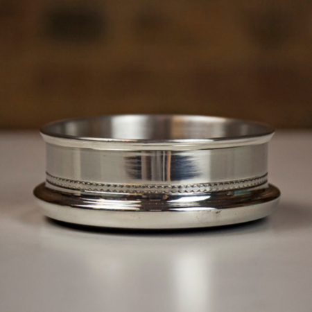English Pewter Co Wine Bottle Coaster