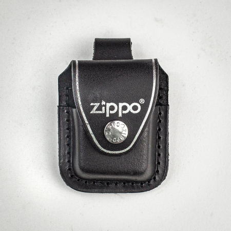Zippo Lighter Pouch with Belt Loop - Black
